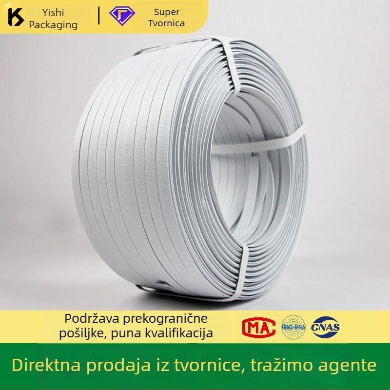 Ručne izrađene PP trake za pakiranje, vrhunske trake za pakiranje kartonskih kutija, napetost 10 kg