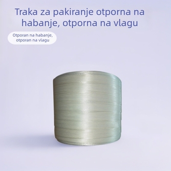 3–34 mm uvijena poliesterska vlakna traka za pakiranje, na skladištu, veleprodaja, otporna na habanje i vlagu, za logističko pakiranje, prilagodljive specifikacije