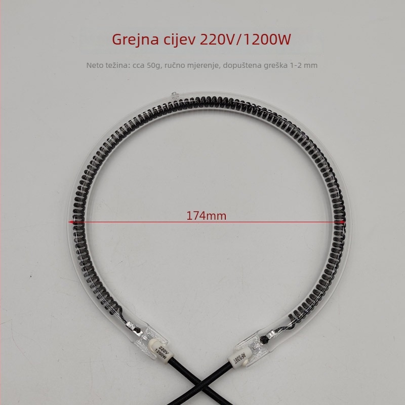Pribor za frižider na zrak: mreža za grill, staklena umetnina, ladica, staklena zdjela, mreža za grill