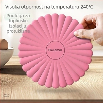 Premium silikonska podmetač za čaše, zdjele i tanjure – toplinska izolacija, lagan dojam luksuza