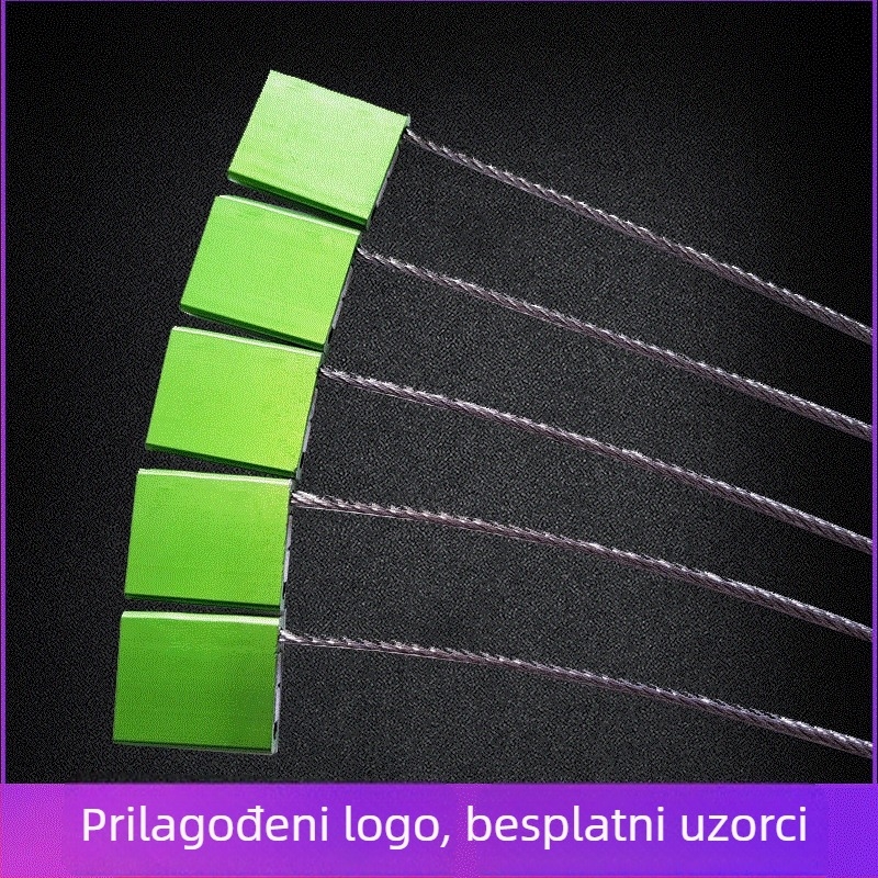 Promjer 2,5 mm, čelični žični pečat za kontejnere, pečat za zaključavanje, plastično premazano čelično uže
