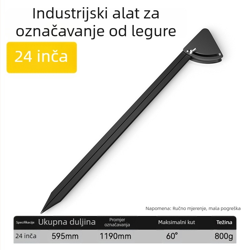 Kružilo od legure i alati za planiranje, crtanje i označavanje za stolare