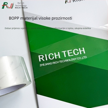 Prozirna BOPP traka za pakiranje, prilagodljiva, visoka adhezija, otporna na kidanje