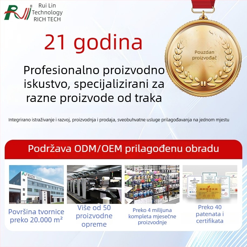 Prozirna BOPP traka za pakiranje, prilagodljiva, visoka adhezija, otporna na kidanje