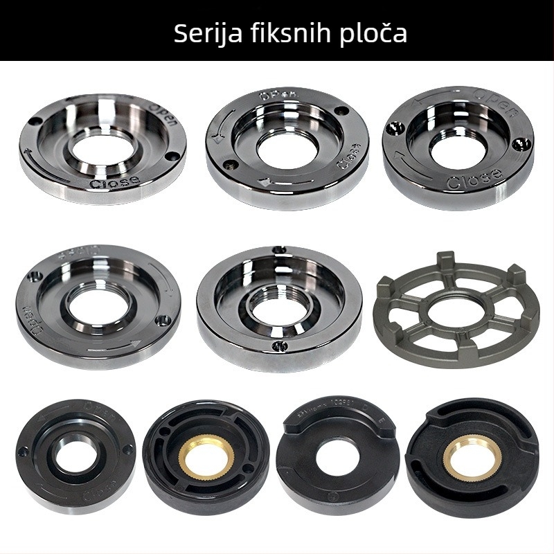 Elektroplatirana fiksna ploča za mikser, metalni pribor