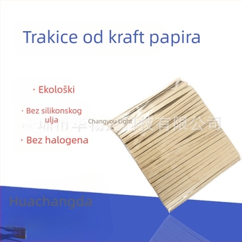 Ekološke žice od Kraft papira za hranu i pakiranje, traka za zatvaranje kruha