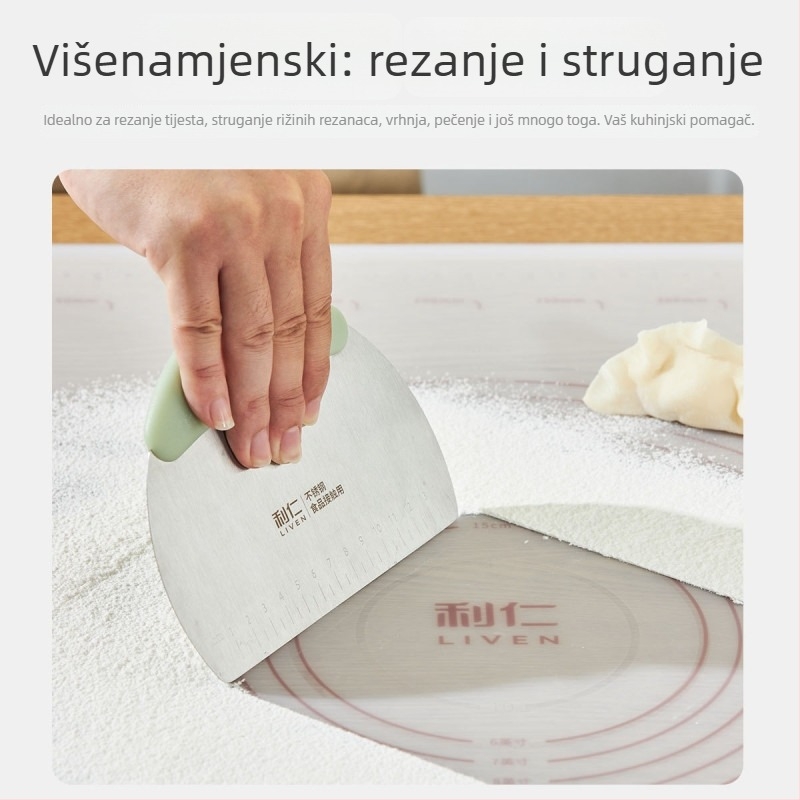 Liren QMD-1 Rezač za tijesto i Silikonska kuhinjska špatula za pečenje