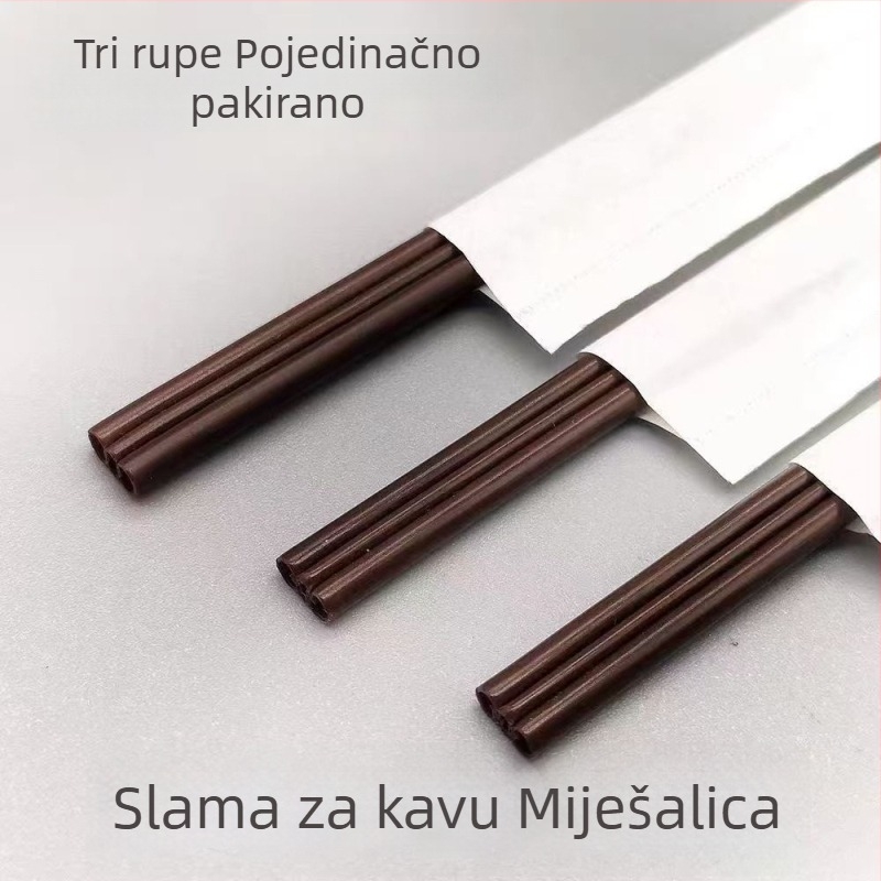 Jednokratne, pojedinačno pakirane slamke za sok, tanke, duljine 15 cm, 19 cm, 21 cm, 23 cm, prozirne, za Bubble Tea napitke