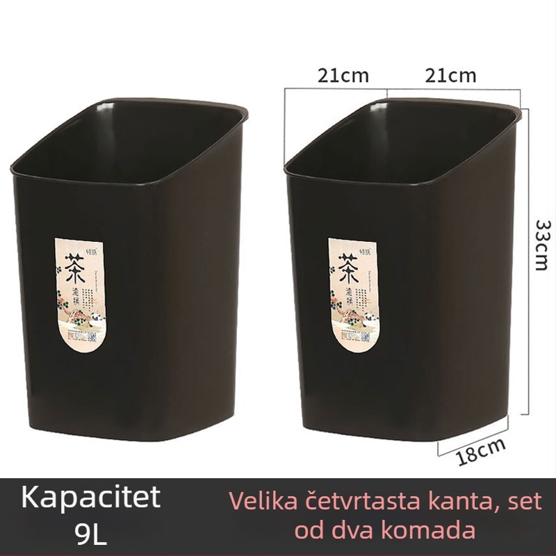 Koš za otpad čaja s filtracijskom mrežicom, odvajanje suhih i mokrih otpada, mali kuhinjski koš