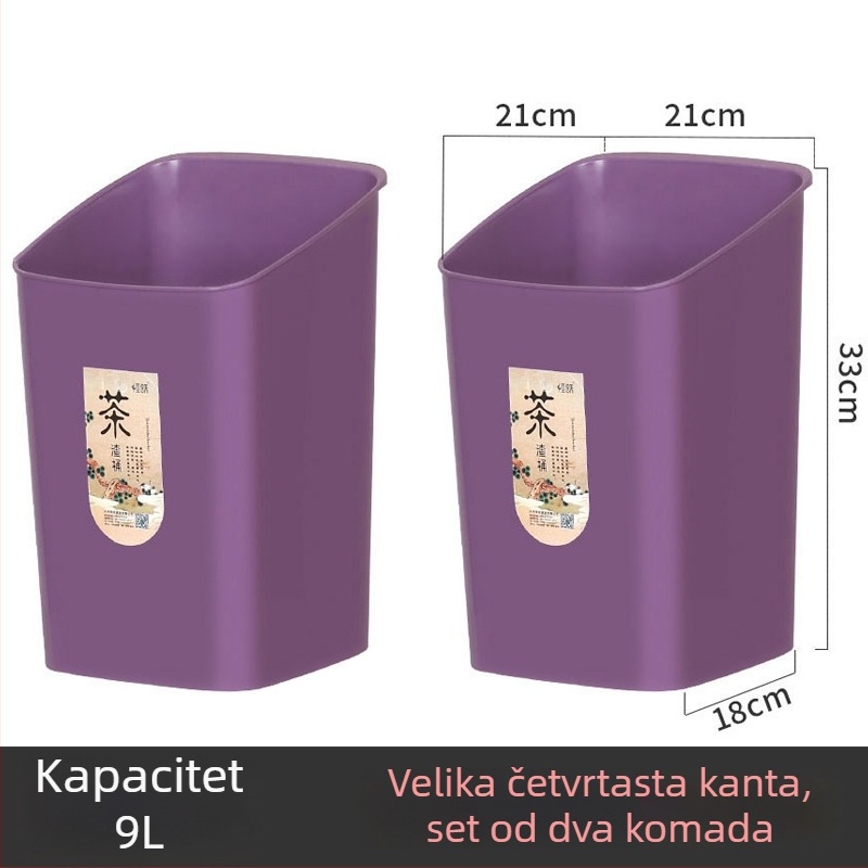 Koš za otpad čaja s filtracijskom mrežicom, odvajanje suhih i mokrih otpada, mali kuhinjski koš