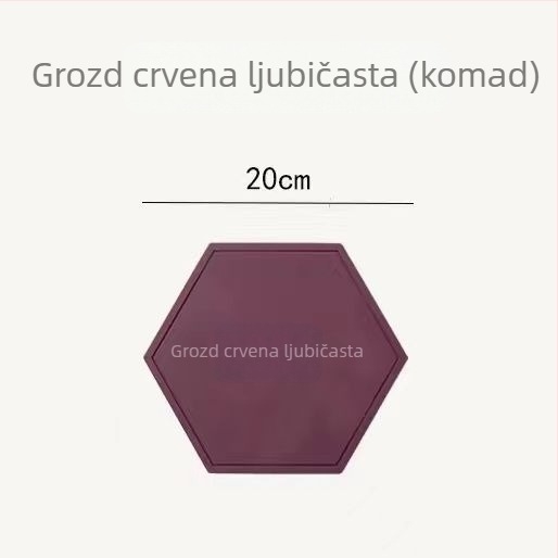 Silikonska podloga za stol za blagovanje — podmetač za tanjure, zdjele i posude, otporna na visoke temperature