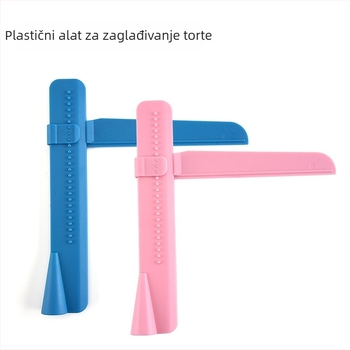 Alat za izravnavanje torti s podesivom visinom, spatula za fondant i kremasti premaz