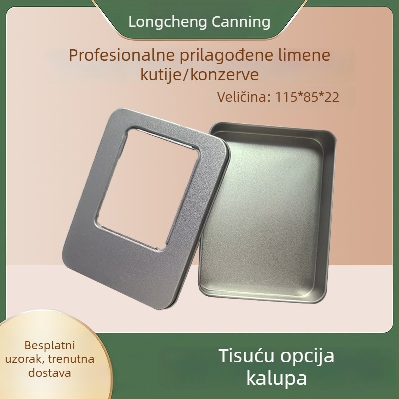 Prijenosne kliješta za nokte u metalnoj kutiji – alati za njegu noktiju