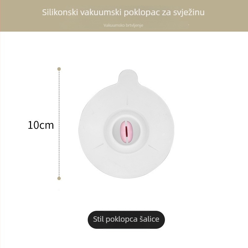 Silikonski poklopac za očuvanje svježine, za mikrovalnu pećnicu, okrugli poklopac za zdjelu, vodonepropusna brtva