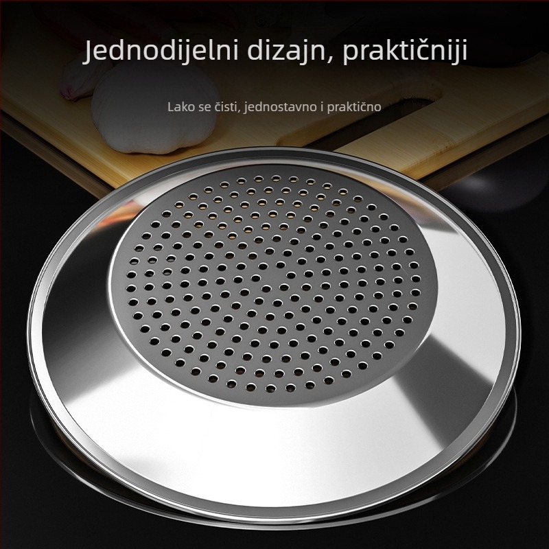 Nerđajući čelični parni stalak za kuhinju, debeli otporan na visoke temperature, mreža za paru, košara za parenje, univerzalni stalak