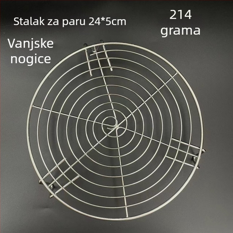 Nehrđajući trokutasti stalak za parenje, ojačan višestruke namjene za kuhanje na pari u kuhinji