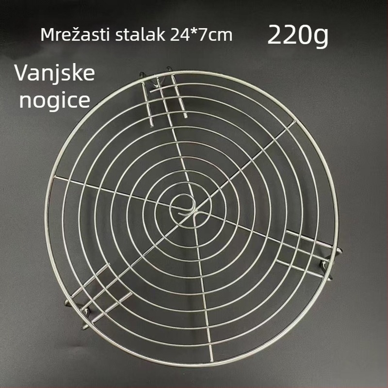 Nehrđajući trokutasti stalak za parenje, ojačan višestruke namjene za kuhanje na pari u kuhinji