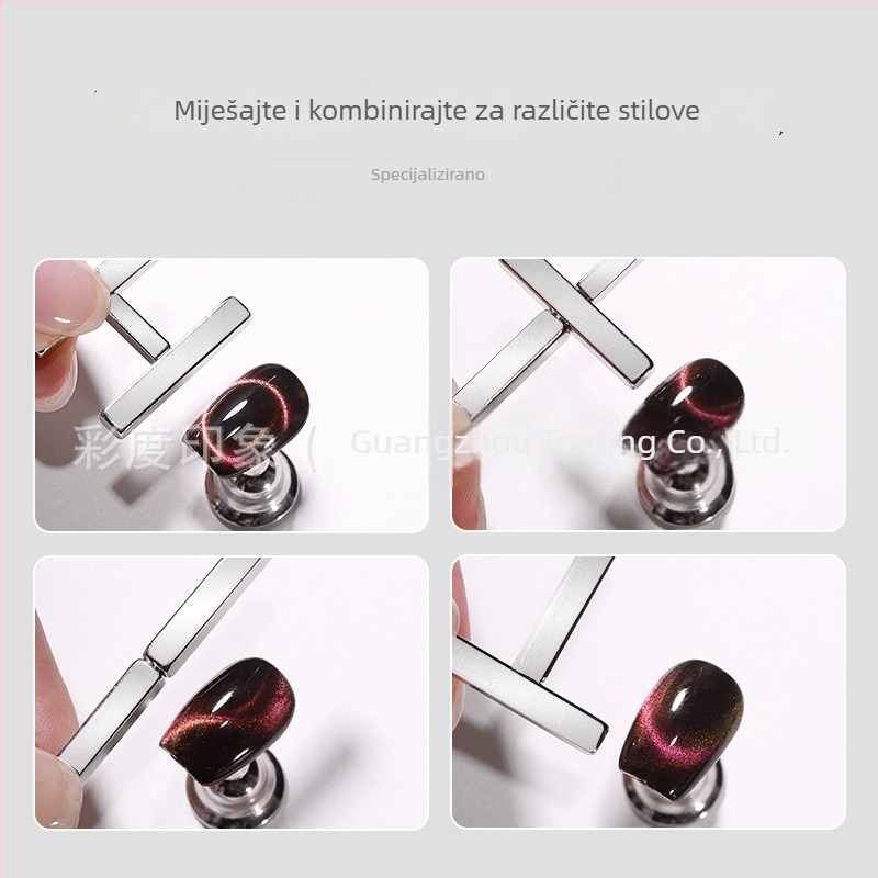Mini magnetska Cat-Eye traka za gel lak – duga magnetska traka s kamenom za efekt apsorpcije svjetla i crne rupe, alat za manikuru