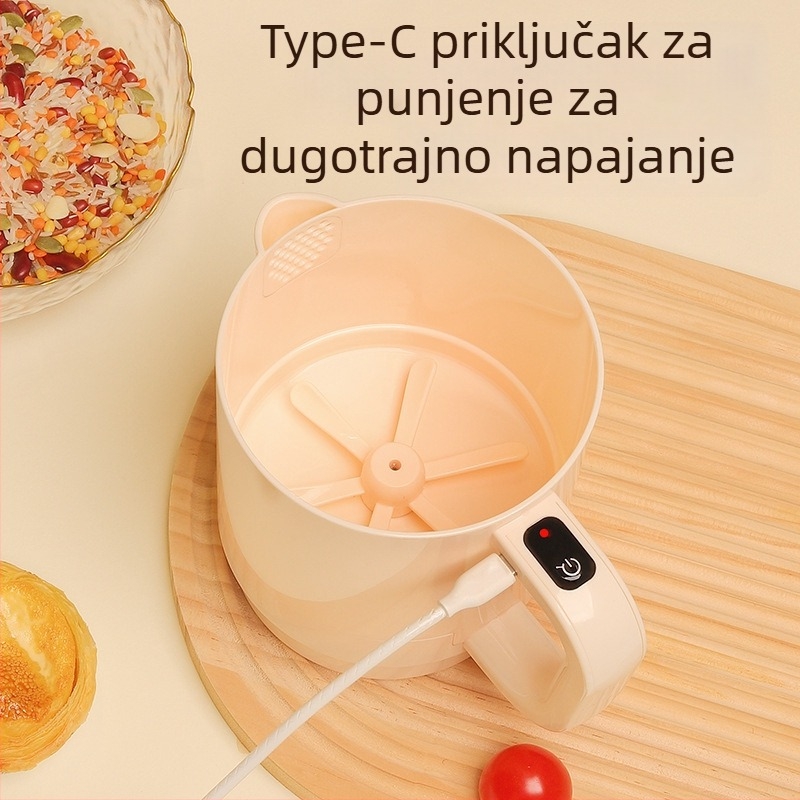 Kompaktni višefunkcionalni električni mikser za jaja i miješanje, prijenosni za ispiranje riže