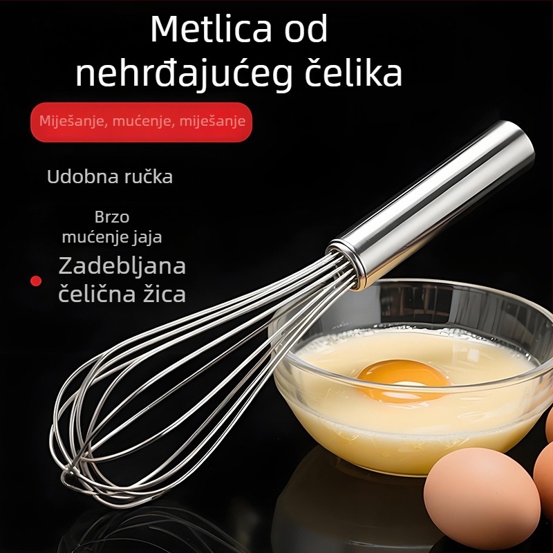 Ručna pjenjača za jaja od nehrđajućeg čelika