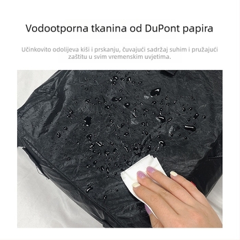 DuPont papirnati ruksak, vodootporan i otporan na habanje, kapacitet 36–55 L, prostran za školu i putovanja