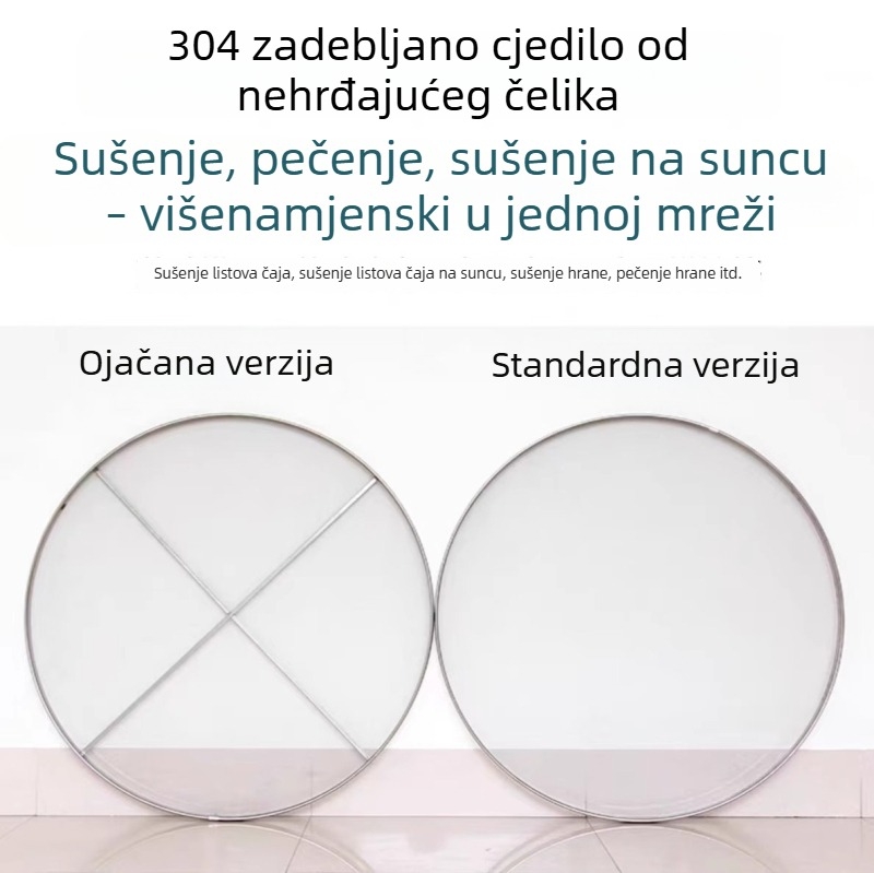 Mrežni ekran od nerđajućeg čelika 304 za sušenje čaja