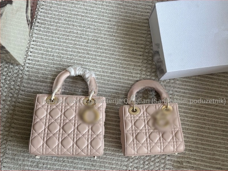 Ženska kožna torba s quiltom, srednje veličine, pravokutnog oblika, preko ramena ili crossbody, stil Princeze Diane