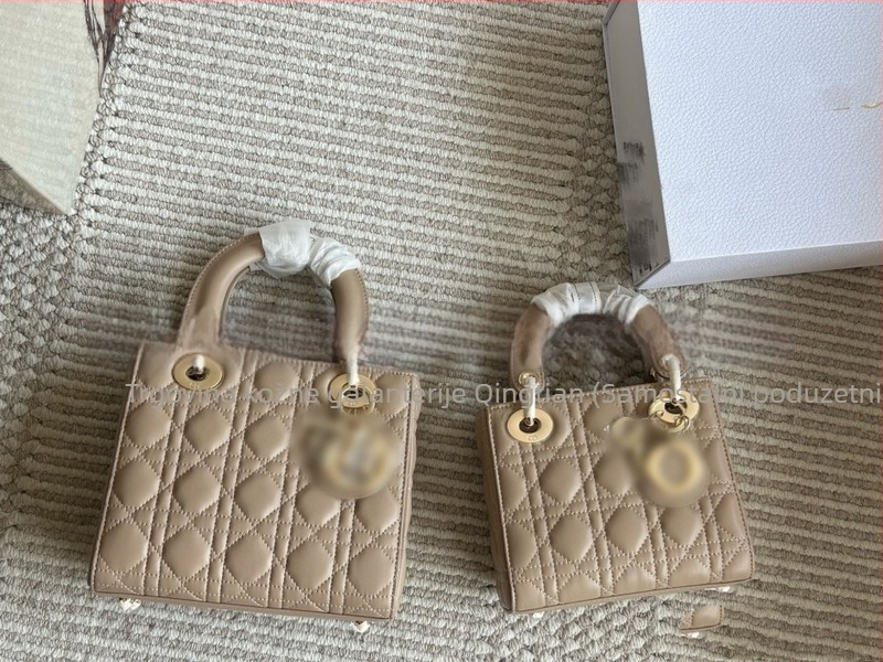Ženska kožna torba s quiltom, srednje veličine, pravokutnog oblika, preko ramena ili crossbody, stil Princeze Diane