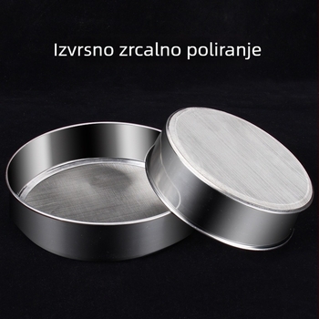 Debelo sito za brašno od nehrđajućeg čelika, mreža 60, dimenzije 15 × 20 cm, sito za rižino brašno za pečenje, sito za sezam