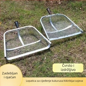 Cinkano željezno sito s velikim otvorima za zrno, tlo i pijesak; ojačani filtr za kukuricu, kikiriki i kesten