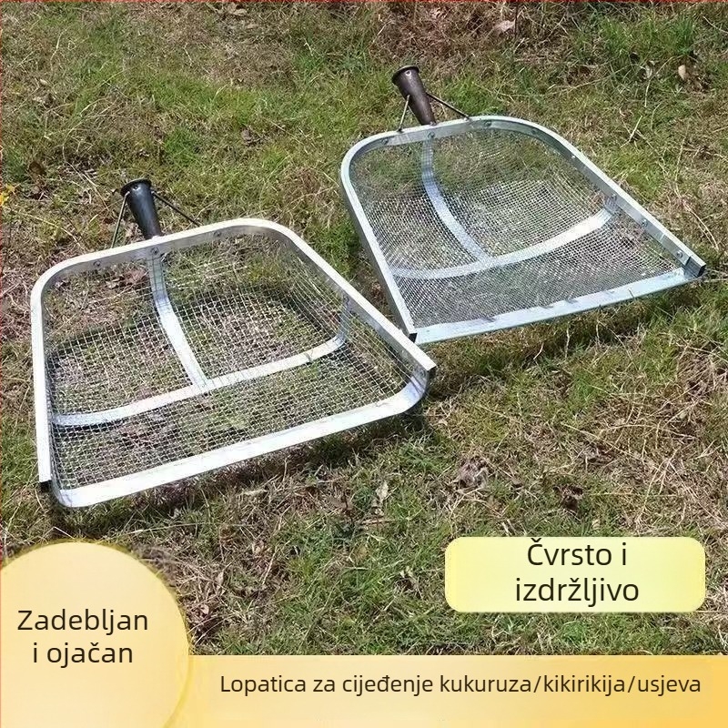 Cinkano željezno sito s velikim otvorima za zrno, tlo i pijesak; ojačani filtr za kukuricu, kikiriki i kesten
