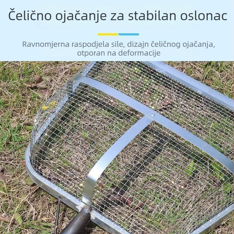 Cinkano željezno sito s velikim otvorima za zrno, tlo i pijesak; ojačani filtr za kukuricu, kikiriki i kesten