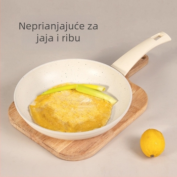 Maifan kamen ne‑stick set posuđa, 10 dijelova, uključuje tavu, lonac za juhu i parni stalak, pogodno za indukciju i plin