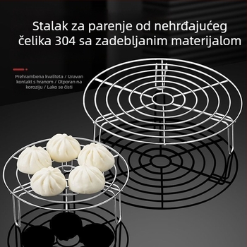 Stalak za paru od nehrđajućeg čelika 304, prehrambena kvaliteta, višenamjenski za kućnu upotrebu