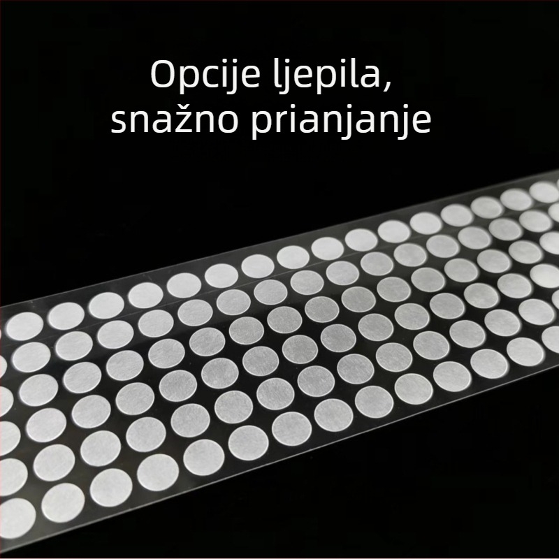 0,5 mm prozirne mrežaste silikonske podloge za stopala, kružne, prehrambene kvalitete, protuklizne, apsorbiraju udarce