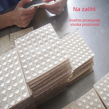 Prozirne silikonske protuklizne podloge za ormariće i namještaj — tihe, protuklizne PVC gumene nogice
