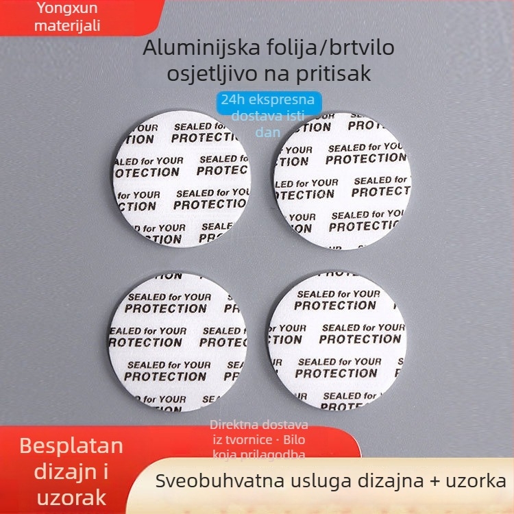 Okrugla samoljepljiva univerzalna brtvila za boce od PE plastike, PS pena – brtva za čep boce