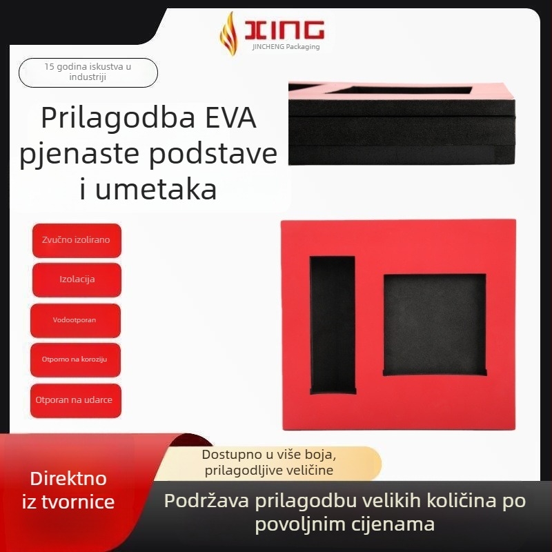 EVA unutarnja podstava s kartonskom pozadinom i neobičnim pjenastim slojem