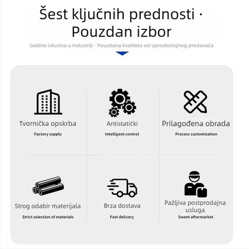 Modelirana EVA obloga za pakiranje s flokiranom unutarnjom podrškom za kutiju alata