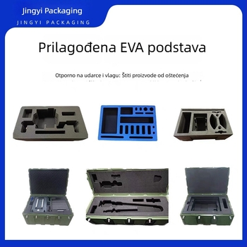 EVA pjena za unutarnju oblogu, visokohustotna zaštita od udara i precizno izrezani žljebovi za pakiranje elektroničkih proizvoda