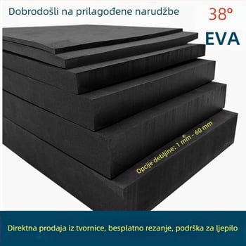 Crno-bijela EVA pjena ploča s unutarnjom podrškom za zaštitu od udara i ublažavanje, ekološki materijal za pakiranje, visoka gustoća pjene