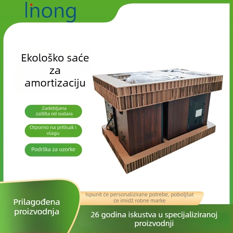Prilagodljiva debela unutarnja zaštita od ćelijskog kartona za ublažavanje udara i zaštitu od sudara