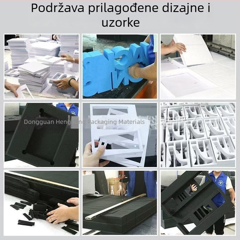 EVA pjena ploča s crno-bijelim unutarnjim slojem, visoka gustoća unutarnja podrška, graviranje utora za karticu, tvrdoća 60°