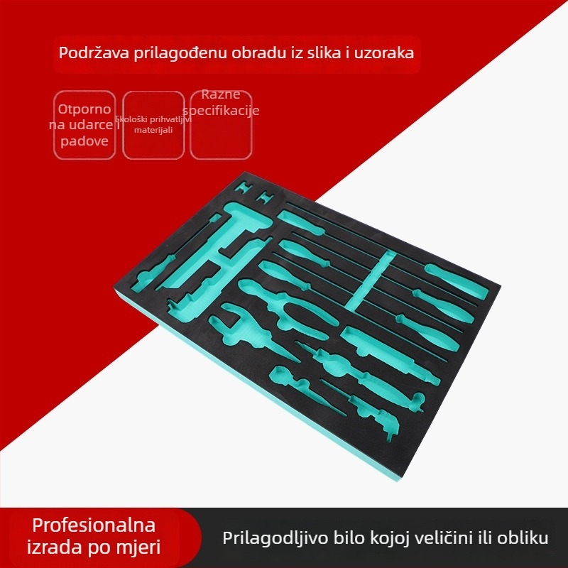 Li platinum EVA obloga za kolica za alat i kutiju za alat, apsorbira udarce, jedinstvena monolitna konstrukcija, različite boje