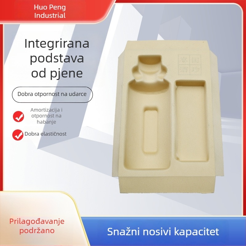 Prilagođena EVA podloga za vinsku tacnu, otporna na udarce, unutarnja tacna za vino, toplo/hladno tiskanje, graviranje i oblikovanje, EVA materijal za pakiranje