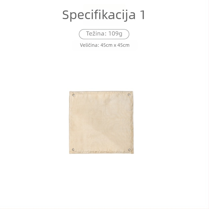 Otporno na požar tkanina za kampiranje s izolacijskom podlogom za roštilj — tkanina od staklenih vlakana, otporna na visoke temperature