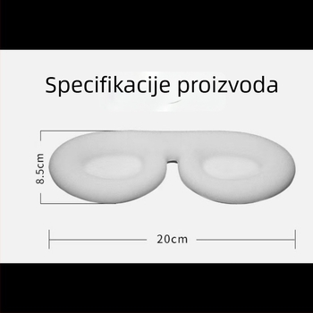 Unutarnja podstava maske za oči od EVA pjene, jednokatno oblikovanje toplim pritiskanjem, memorijska pjena