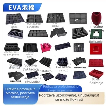 EVA podstava, EVA umetak, EVA pjena, prilagođeno EVA graviranje, EVA pakiranje, EVA pretinac za karticu, EVA izrezivanje po obliku