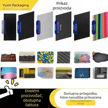 Prilagođeni EVA pjenasti materijali visoke elastičnosti, EVA pjena za ublažavanje i apsorpciju udara, izuzetno tvrdi sloj visoko guste pjene