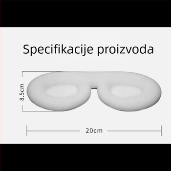 Unutarnja podstava za masku za oči od EVA pjene, toplinski presovana integrirana forma, 3D podstava maske za oči